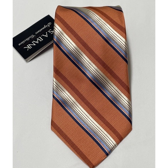 Jos. A. Bank Other - JoS. A. BANK SIGNATURE COLLECTION STRIPED TIE - TIES‎ - DESIGNER TIES NWT